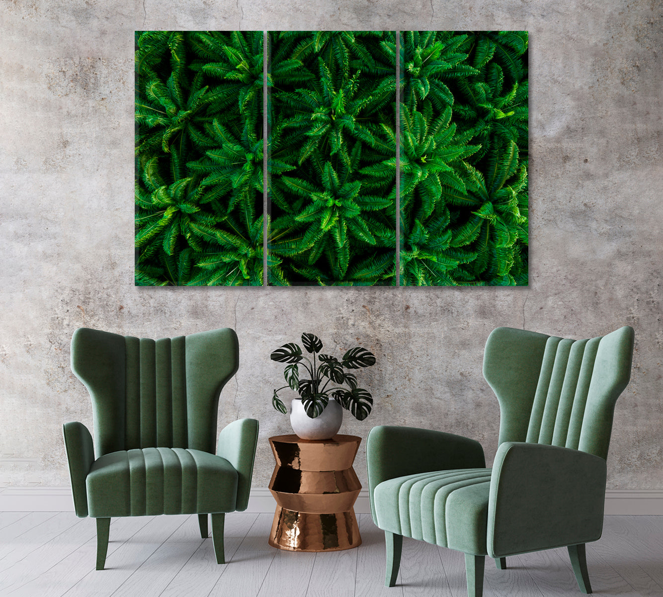 Palm Plantation Canvas Art Home Decor-Canvas Print-CetArt-1 Panel-24x16 inches-CetArt