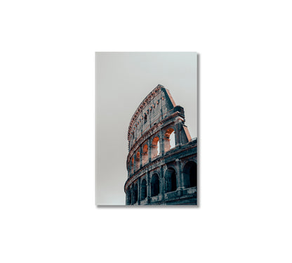 Rome Colosseum Wall Canvas Art Print-Canvas Print-CetArt-1 panel-16x24 inches-CetArt