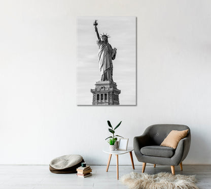 Statue of Liberty Canvas Wall Decor-Canvas Print-CetArt-1 panel-16x24 inches-CetArt