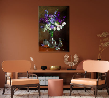 Summer Bouquet Canvas Wall Art Decor-Canvas Print-CetArt-1 panel-16x24 inches-CetArt