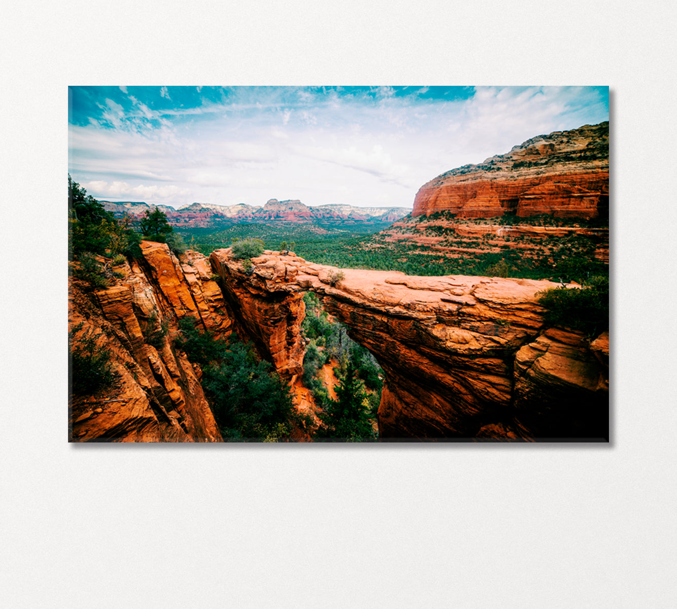 Devil's Bridge Trail Arizona USA Canvas Print-Canvas Print-CetArt-1 Panel-24x16 inches-CetArt