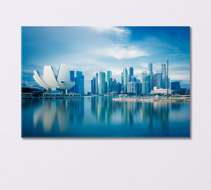 Singapore Skyline at Daytime Canvas Print-Canvas Print-CetArt-1 Panel-24x16 inches-CetArt