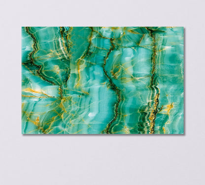 Natural Green Marble Canvas Print-Canvas Print-CetArt-1 Panel-24x16 inches-CetArt