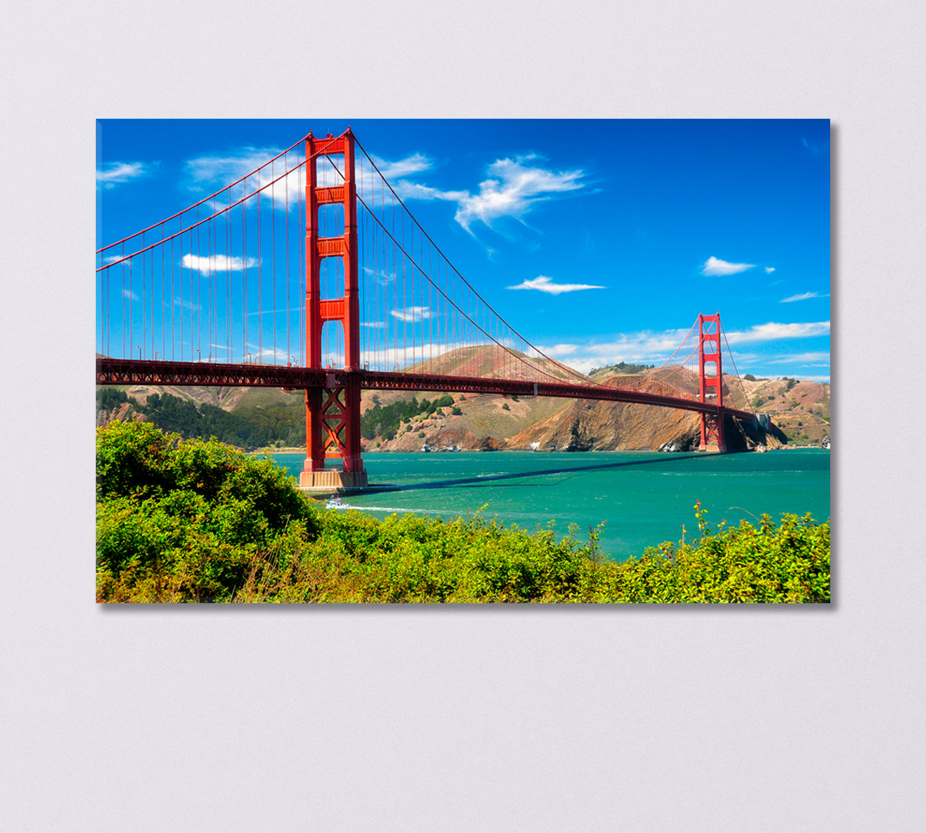 Golden Gate Bridge San Francisco Canvas Print-Canvas Print-CetArt-1 Panel-24x16 inches-CetArt