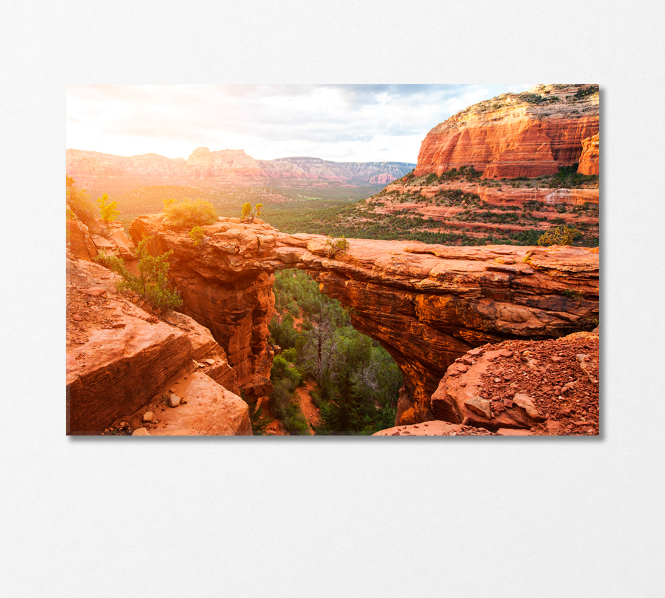 Devil's Bridge Arizona United States Canvas Print-Canvas Print-CetArt-1 Panel-24x16 inches-CetArt