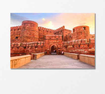 Agra Fort India Canvas Print-Canvas Print-CetArt-1 Panel-24x16 inches-CetArt