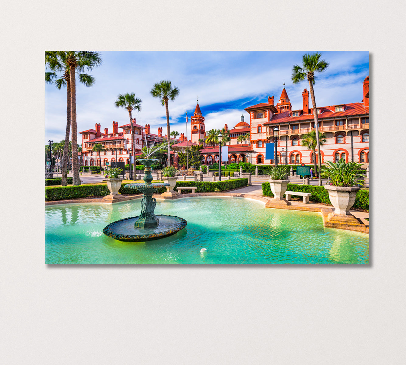 Saint Augustine City Florida United States Canvas Print-Canvas Print-CetArt-1 Panel-24x16 inches-CetArt