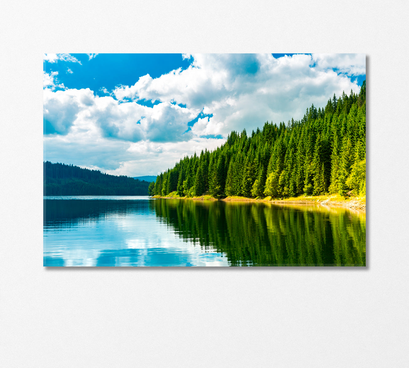 Lake Vidra Romania Canvas Print-Canvas Print-CetArt-1 Panel-24x16 inches-CetArt