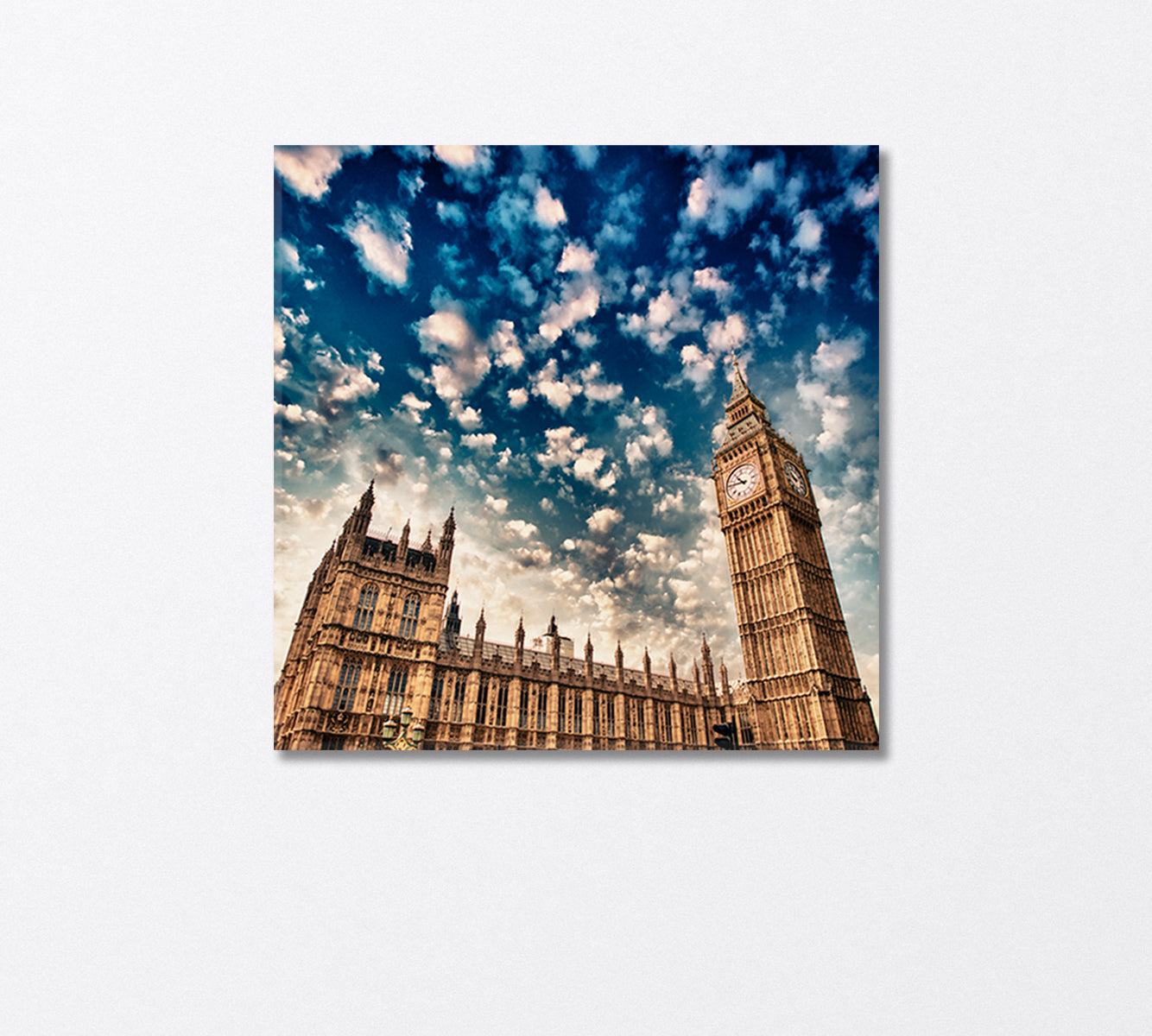 Palace of Westminster London Canvas Print-Canvas Print-CetArt-1 panel-12x12 inches-CetArt