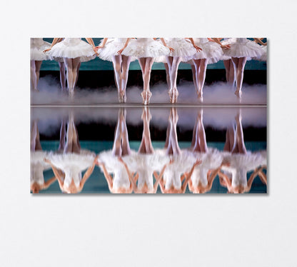 Graceful Legs of Ballerinas Canvas Print-Canvas Print-CetArt-1 Panel-24x16 inches-CetArt