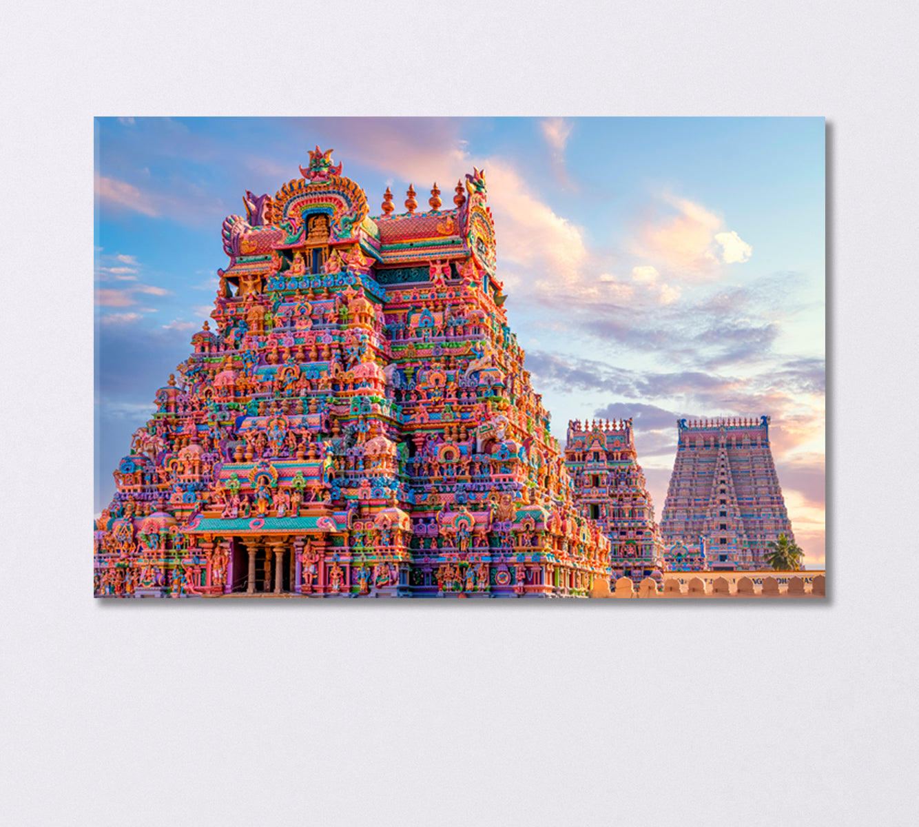 Sri Ranganathaswamy Temple Srirangam India Canvas Print-Canvas Print-CetArt-1 Panel-24x16 inches-CetArt