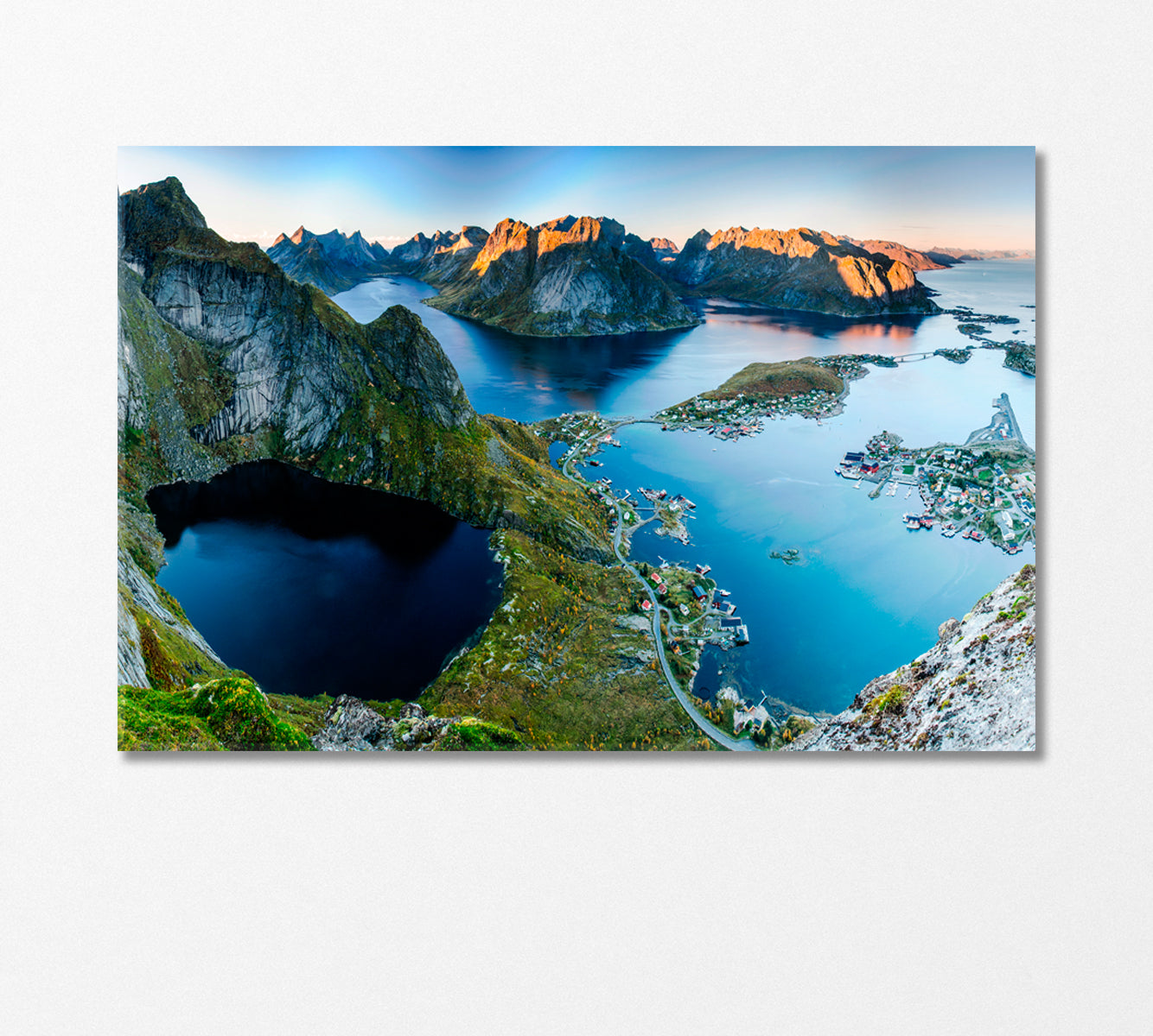 Reine Village Lofoten Islands Norway Canvas Print-Canvas Print-CetArt-1 Panel-24x16 inches-CetArt