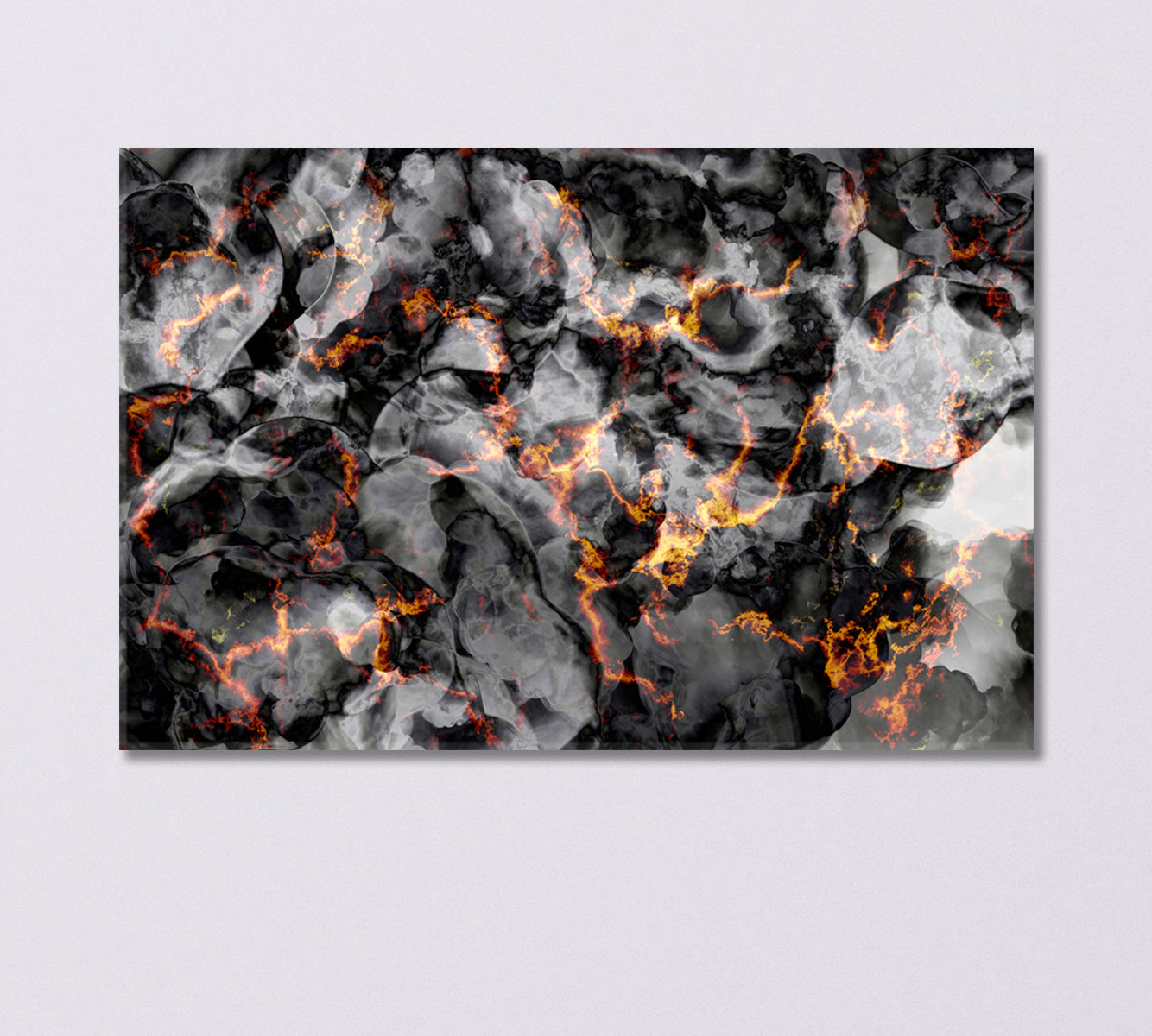 Abstract Hot Embers Canvas Print-Canvas Print-CetArt-1 Panel-24x16 inches-CetArt