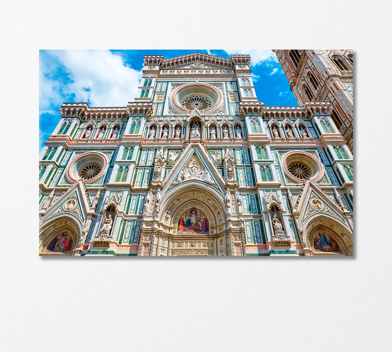 Cathedral in Florence Italy Canvas Print-CetArt-1 Panel-24x16 inches-CetArt