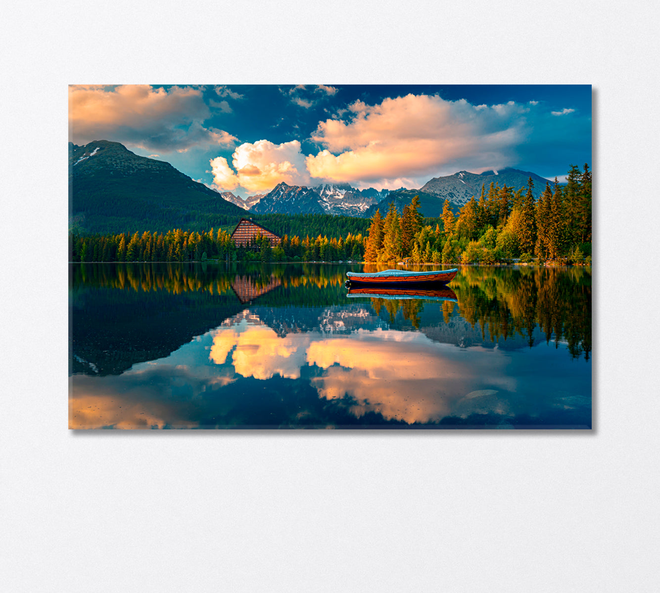 High Tatras Mountains Canvas Print-Canvas Print-CetArt-1 Panel-24x16 inches-CetArt