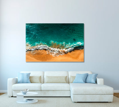 Turquoise Kelingking Beach Bali Canvas Print-Canvas Print-CetArt-1 Panel-24x16 inches-CetArt