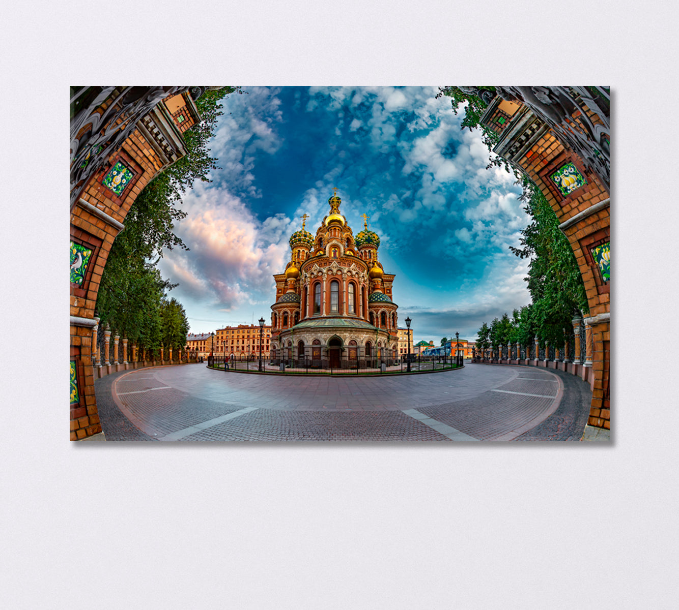 Orthodox Church Saint Petersburg Russia Canvas Print-Canvas Print-CetArt-1 Panel-24x16 inches-CetArt