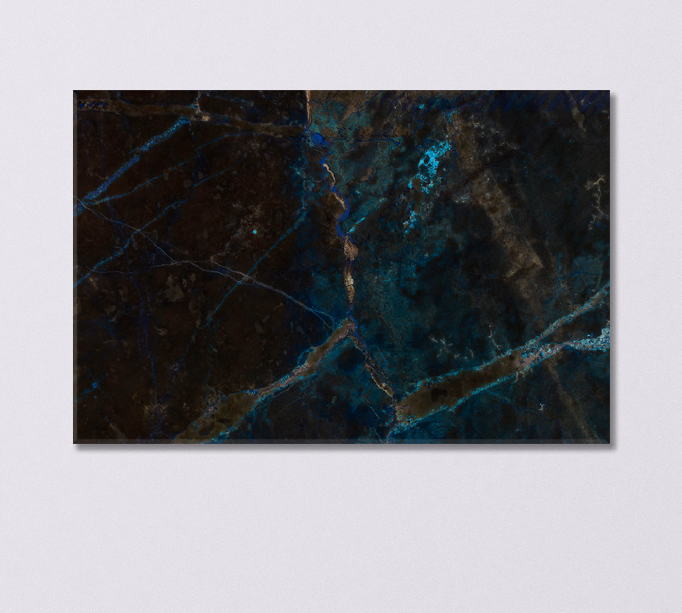 Abstract Natural Black Marble Canvas Print-Canvas Print-CetArt-1 Panel-24x16 inches-CetArt