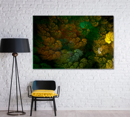 Abstract Multicolor Forest Canvas Print-Canvas Print-CetArt-1 Panel-24x16 inches-CetArt