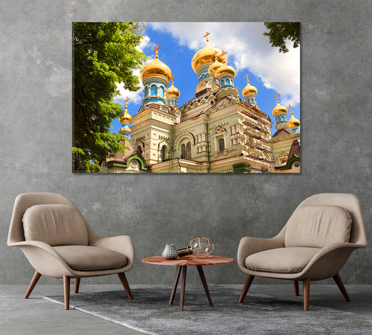 Orthodox Church Kiev Ukraine Canvas Print-Canvas Print-CetArt-1 Panel-24x16 inches-CetArt