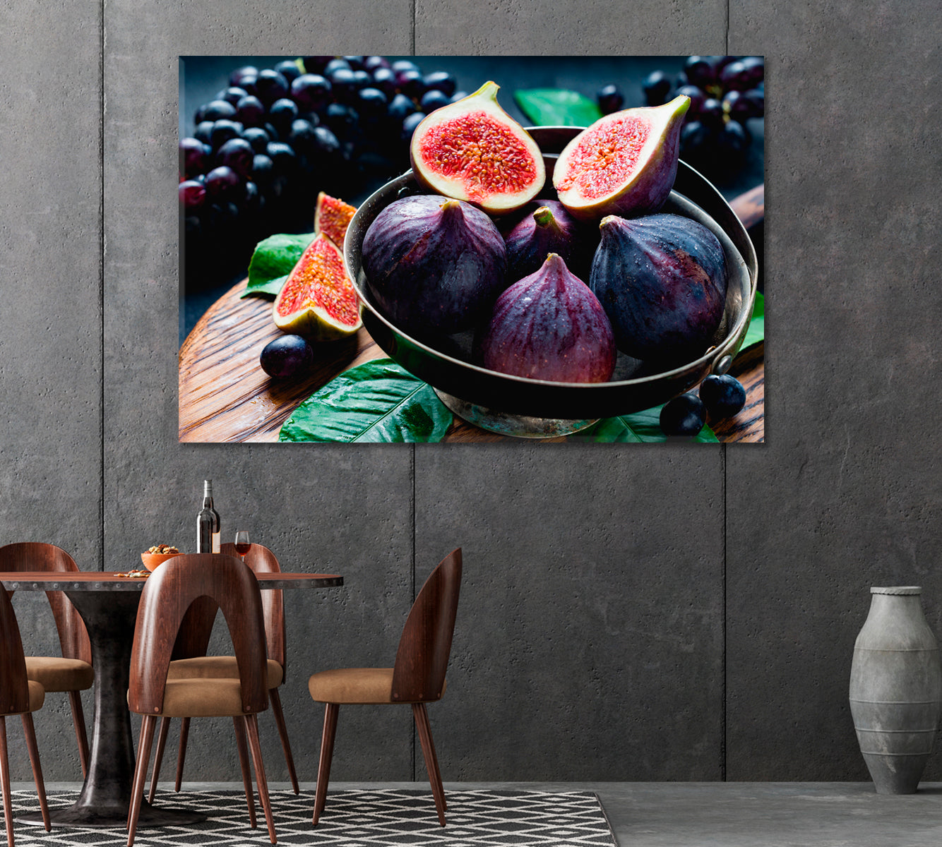 Fresh Figs Canvas Print-Canvas Print-CetArt-1 Panel-24x16 inches-CetArt