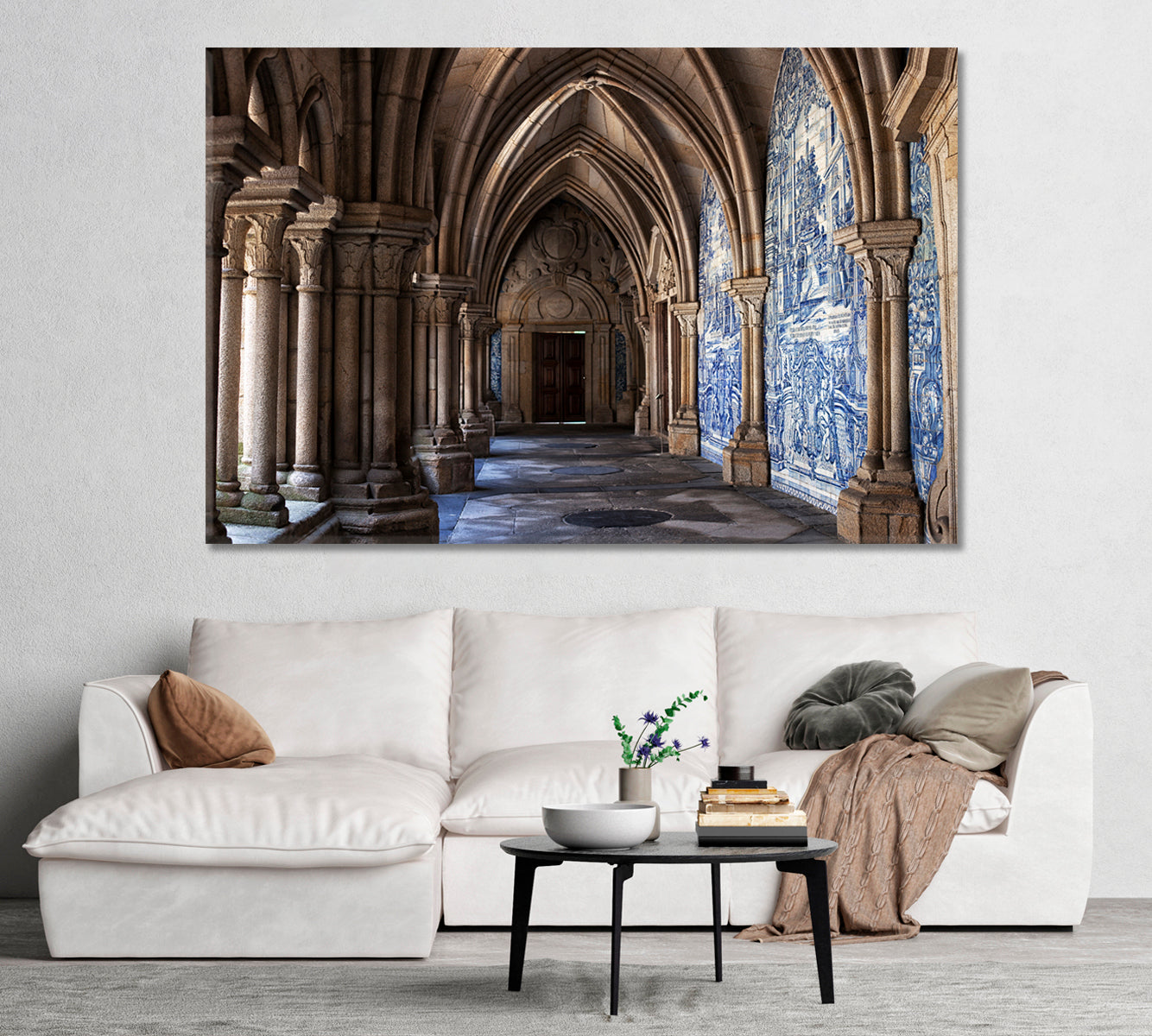 Porto Cathedral Portugal Canvas Print-Canvas Print-CetArt-1 Panel-24x16 inches-CetArt