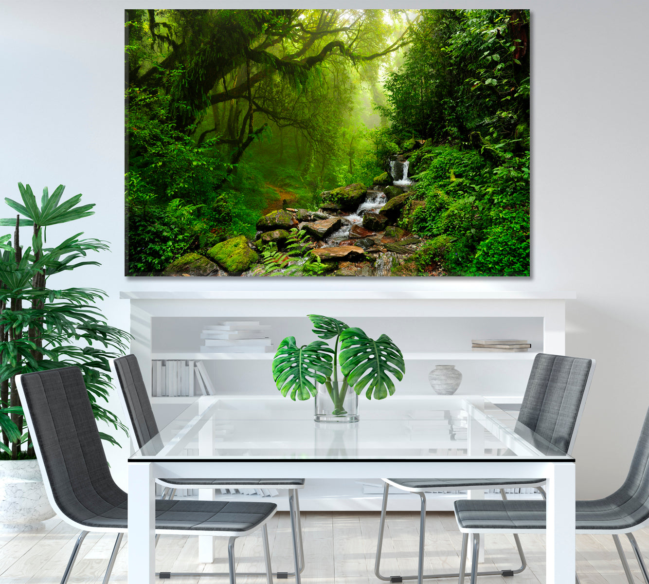 Subtropical Forest in Nepal Canvas Print-Canvas Print-CetArt-1 Panel-24x16 inches-CetArt