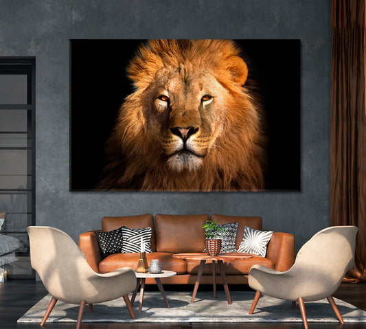 Lion King Canvas Print-Canvas Print-CetArt-1 Panel-24x16 inches-CetArt