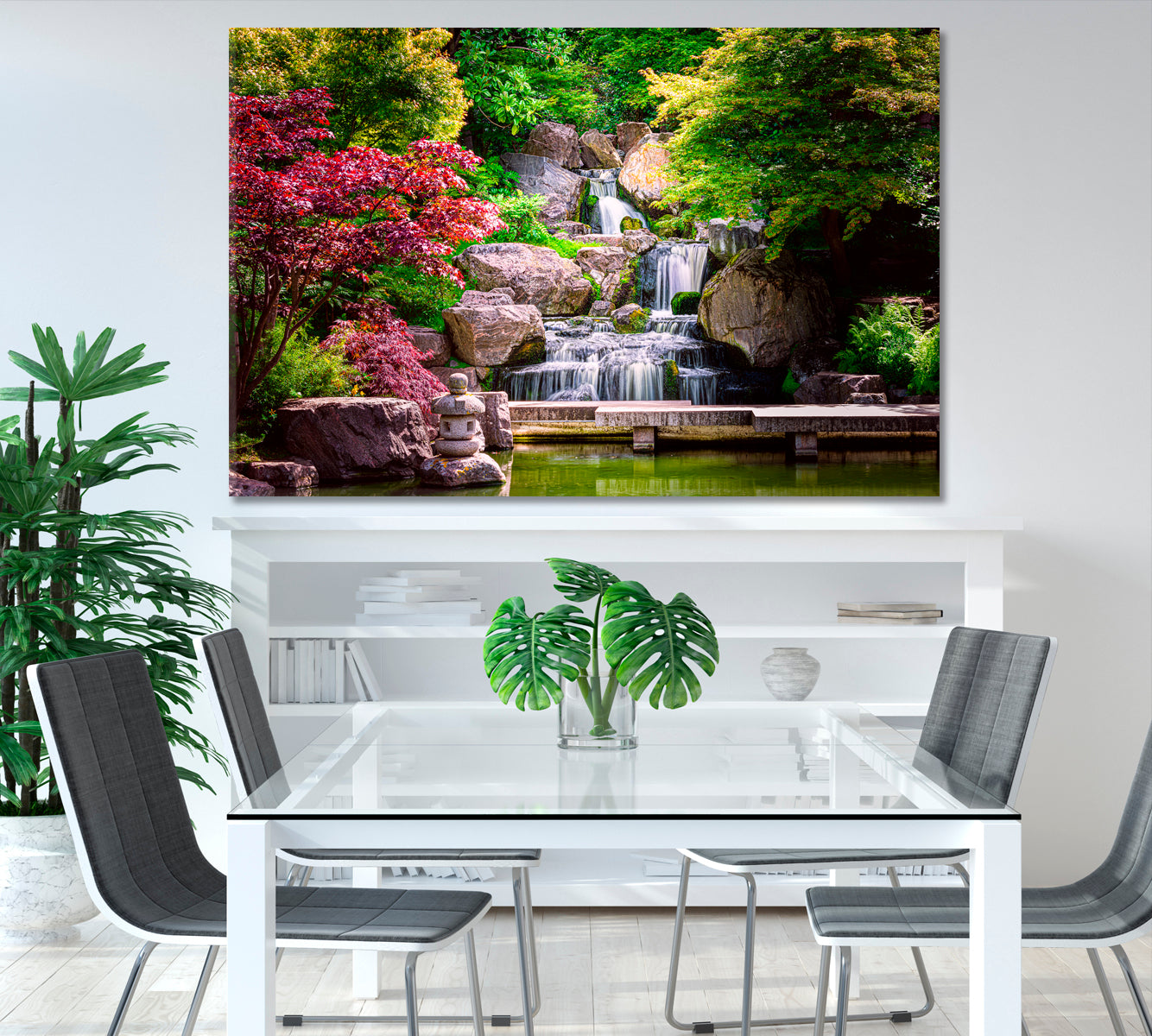 Kyoto Garden London Canvas Print-Canvas Print-CetArt-1 Panel-24x16 inches-CetArt