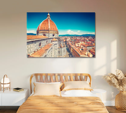 Santa Maria del Fiore Cathedral in Florence Italy Canvas Print-Canvas Print-CetArt-1 Panel-24x16 inches-CetArt