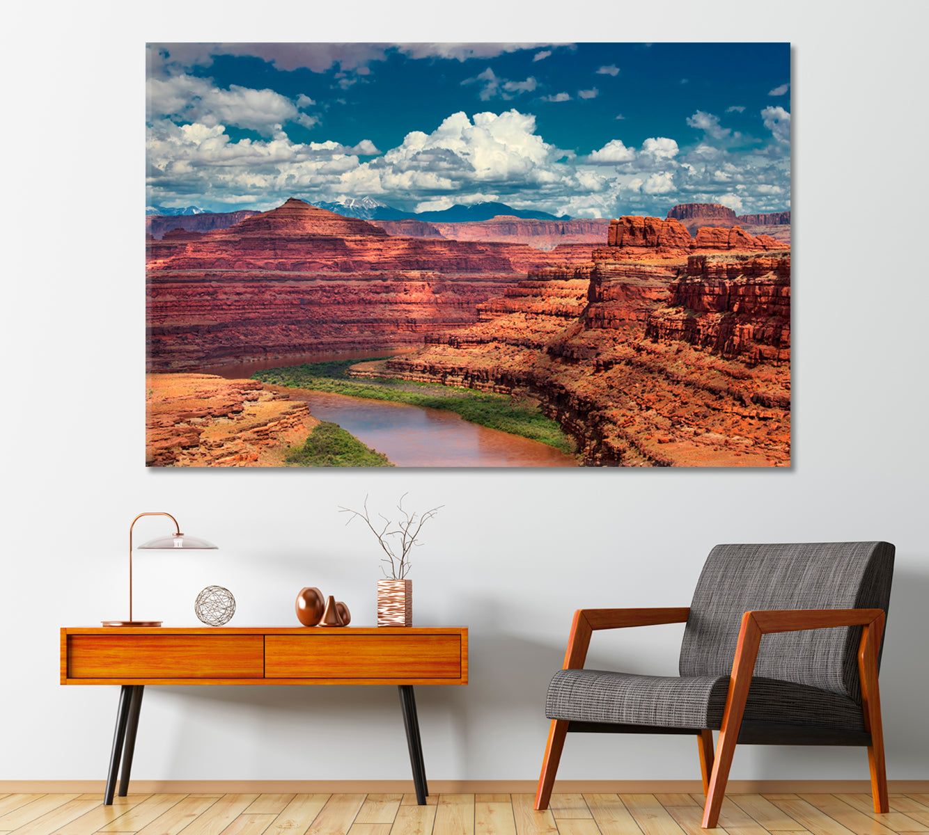 Zion National Park near Utah USA Canvas Print-Canvas Print-CetArt-1 Panel-24x16 inches-CetArt