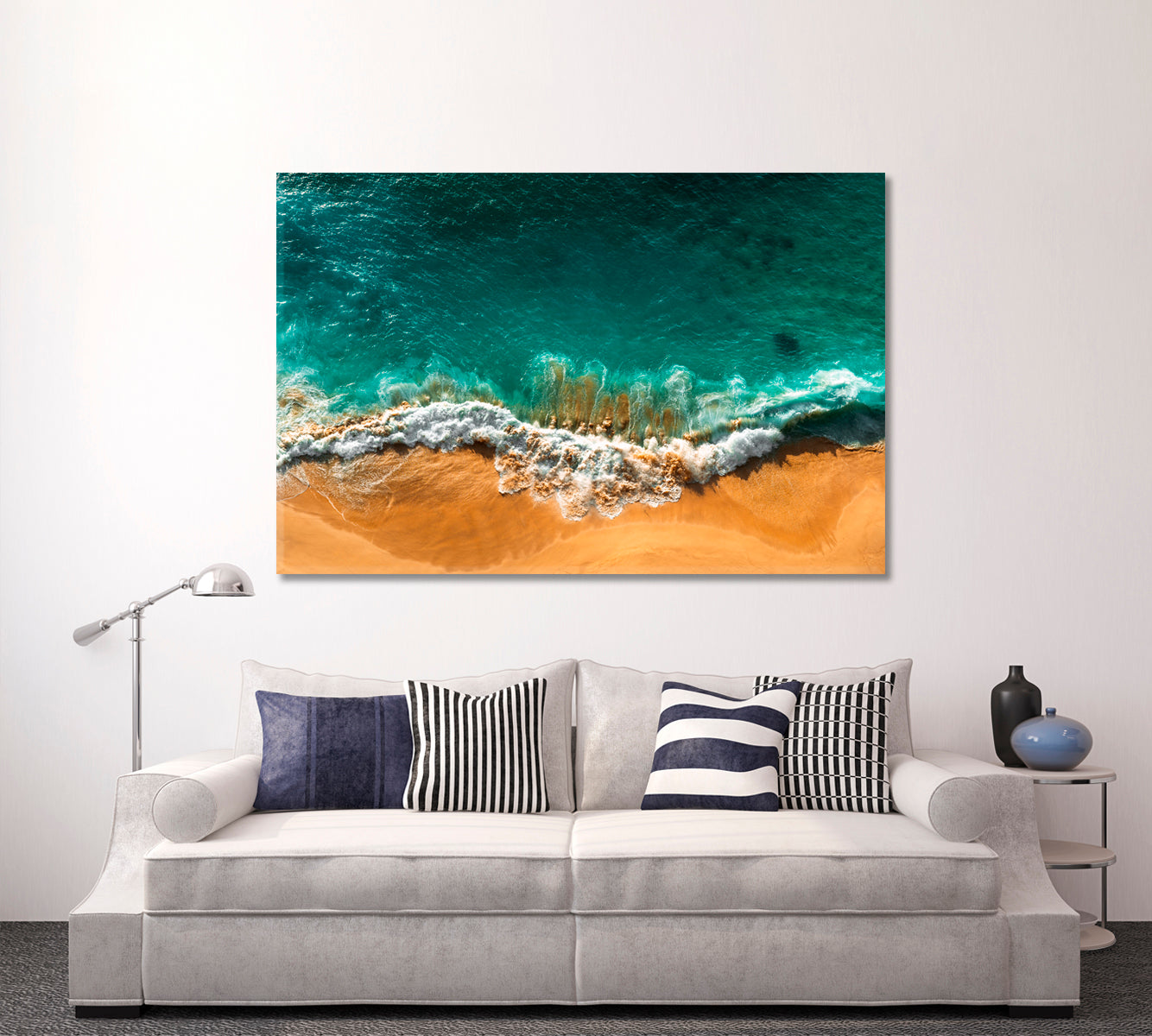 Turquoise Kelingking Beach Bali Canvas Print-Canvas Print-CetArt-1 Panel-24x16 inches-CetArt