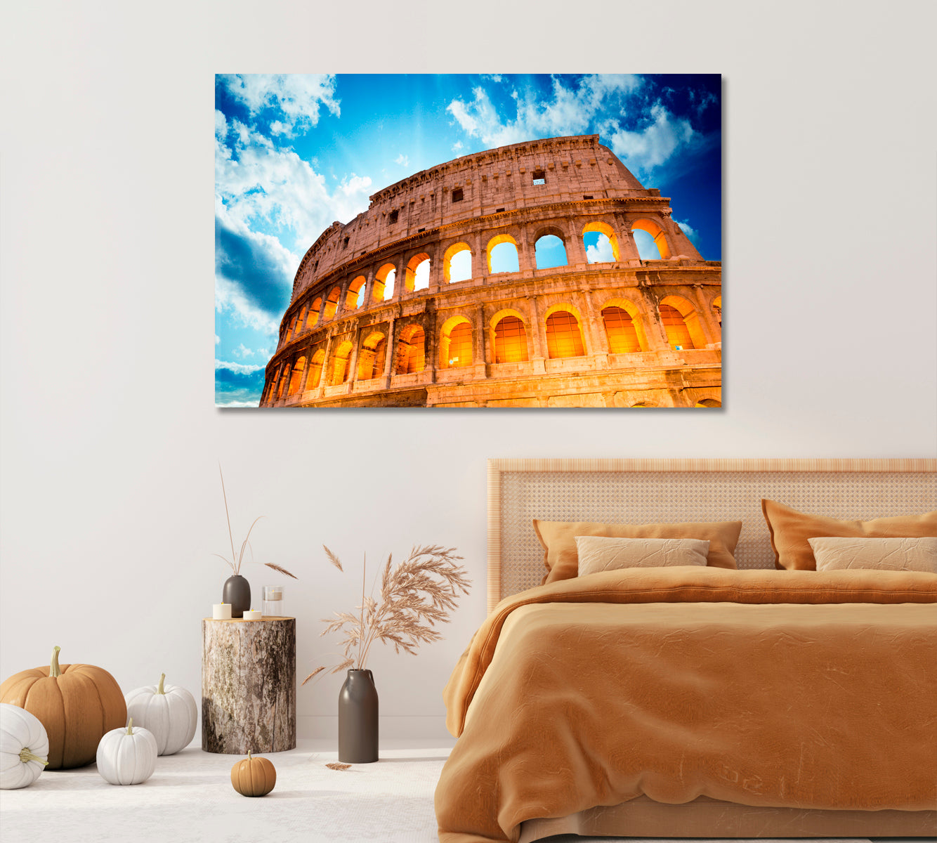 Colosseum Rome Italy Canvas Print-Canvas Print-CetArt-1 Panel-24x16 inches-CetArt