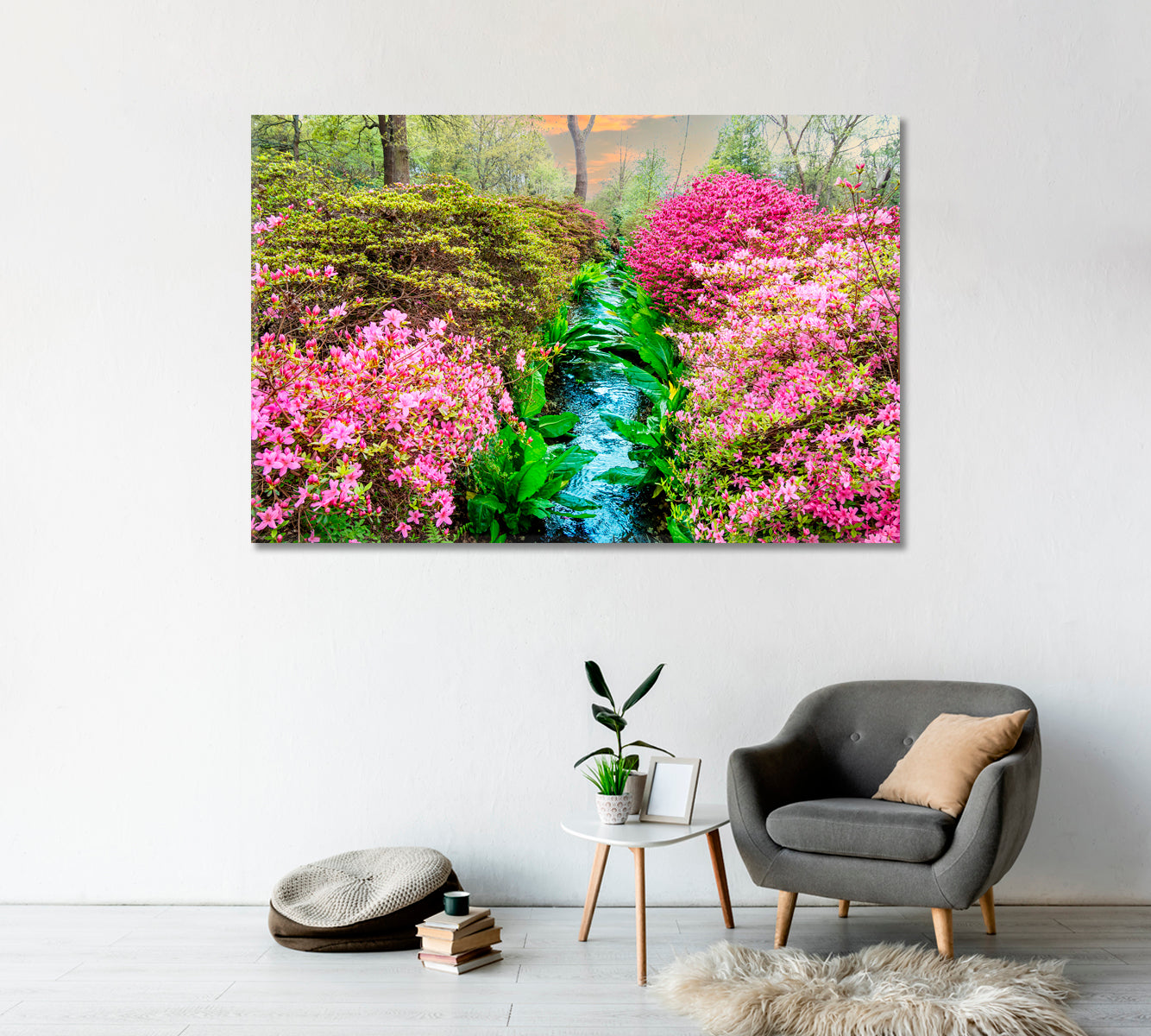 Isabella Plantation of Richmond Park in London Canvas Print-Canvas Print-CetArt-1 Panel-24x16 inches-CetArt