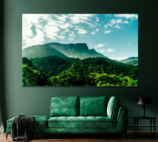 Santa Catarina Coast Hills Brazil Canvas Print-Canvas Print-CetArt-1 Panel-24x16 inches-CetArt