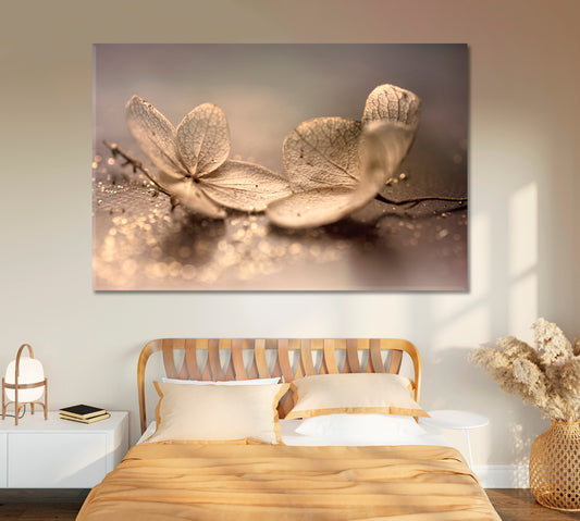 Dry Hydrangea Flowers Canvas Print-Canvas Print-CetArt-1 Panel-24x16 inches-CetArt