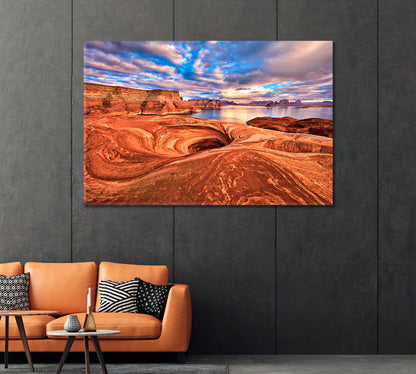 Lake Powell Arizona Canvas Print-Canvas Print-CetArt-1 Panel-24x16 inches-CetArt