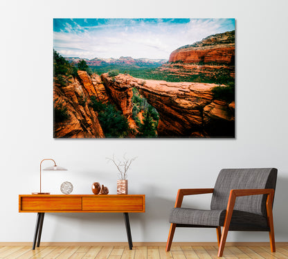 Devil's Bridge Trail Arizona USA Canvas Print-Canvas Print-CetArt-1 Panel-24x16 inches-CetArt