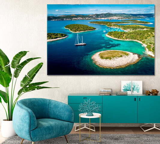 Pakleni Islands Croatia Canvas Print-Canvas Print-CetArt-1 Panel-24x16 inches-CetArt