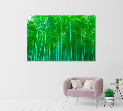 Dense Bamboo Forest Canvas Print-Canvas Print-CetArt-1 Panel-24x16 inches-CetArt