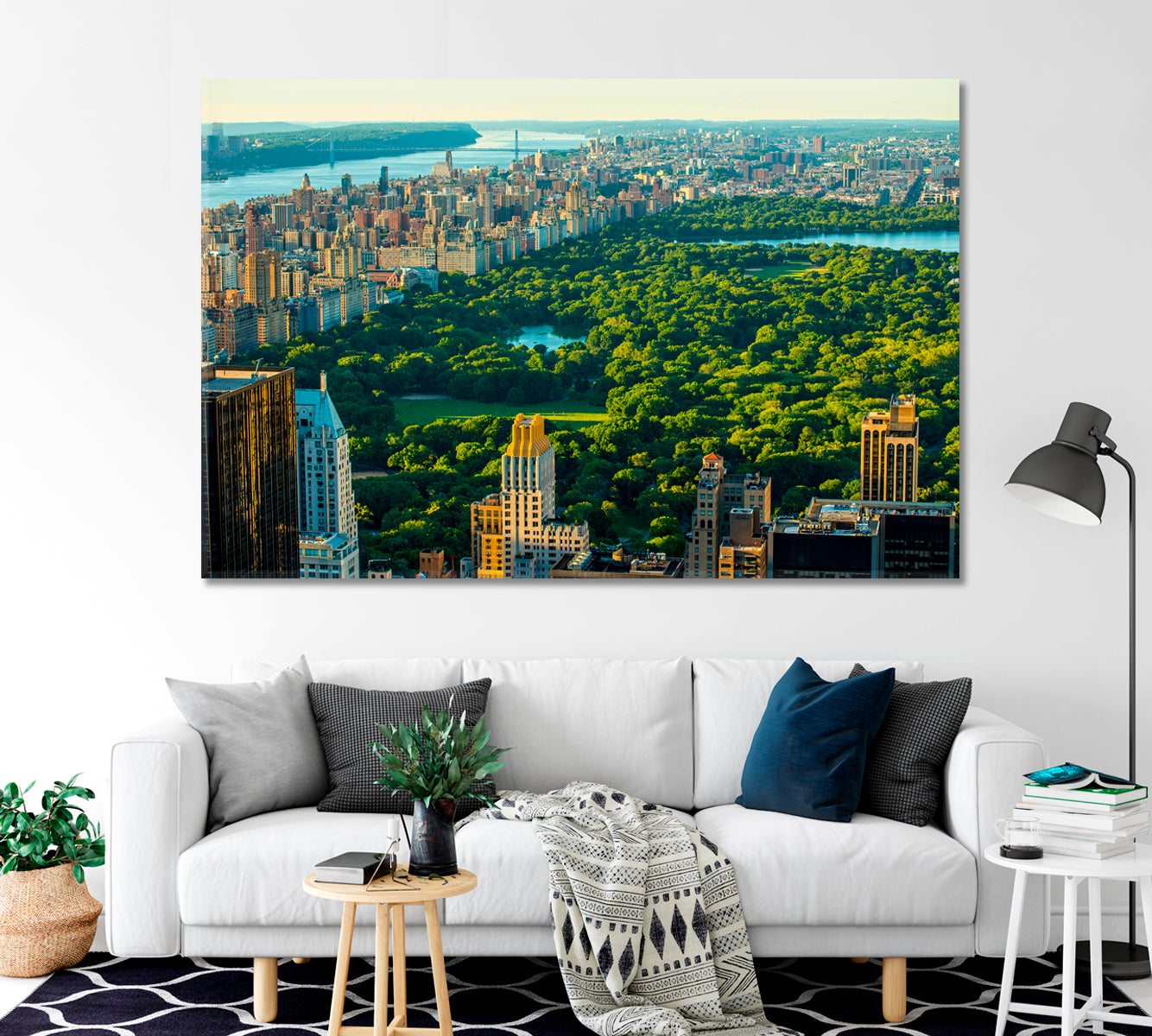 Central Park Manhattan New York Canvas Print-Canvas Print-CetArt-1 Panel-24x16 inches-CetArt