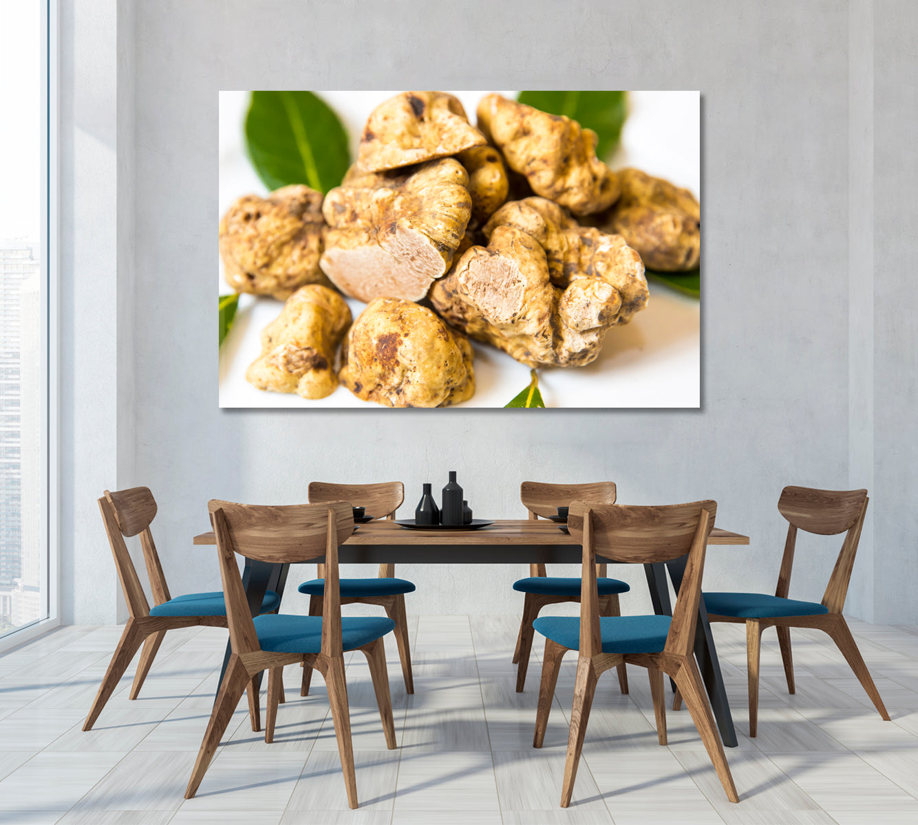 White Truffles Canvas Print-Canvas Print-CetArt-1 Panel-24x16 inches-CetArt