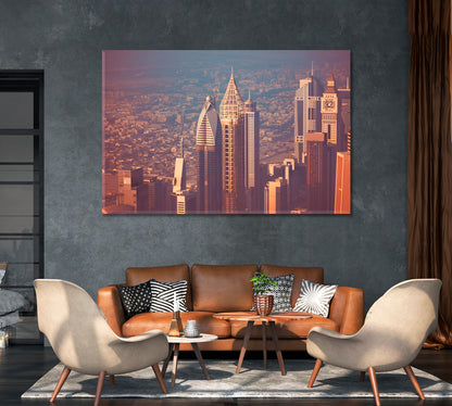 Beautiful Dubai Cityscape Canvas Print-Canvas Print-CetArt-1 Panel-24x16 inches-CetArt