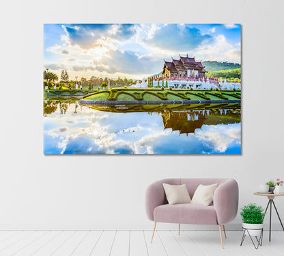 Royal Park Rajapruek Chiang Mai Thailand Canvas Print-Canvas Print-CetArt-1 Panel-24x16 inches-CetArt