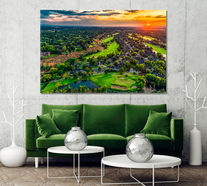 City of Trees Boise Idaho in Fall Canvas Print-Canvas Print-CetArt-1 Panel-24x16 inches-CetArt