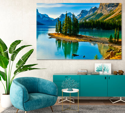 Jasper National Park Canada Canvas Print-Canvas Print-CetArt-1 Panel-24x16 inches-CetArt