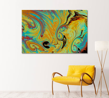Colorful Abstract Patterns Canvas Print-Canvas Print-CetArt-1 Panel-24x16 inches-CetArt