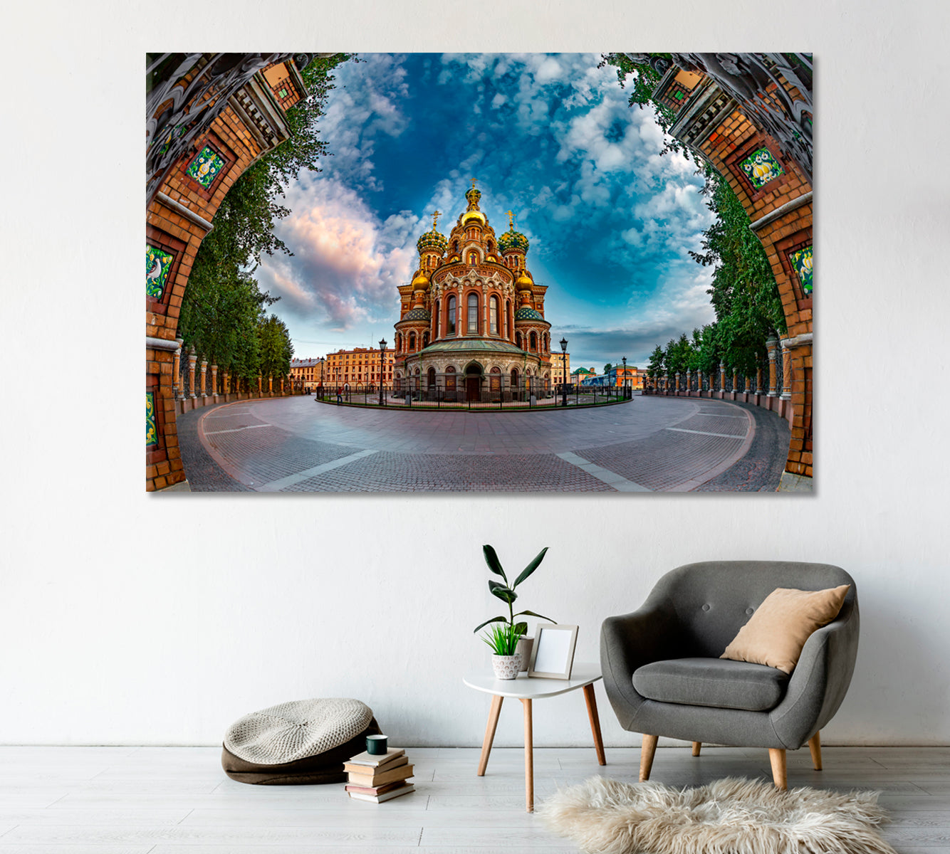 Orthodox Church Saint Petersburg Russia Canvas Print-Canvas Print-CetArt-1 Panel-24x16 inches-CetArt