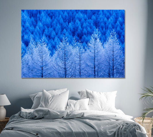 Winter Forest Canvas Print-Canvas Print-CetArt-1 Panel-24x16 inches-CetArt
