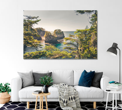 Cape Flattery Landscape Washington State USA Canvas Print-Canvas Print-CetArt-1 Panel-24x16 inches-CetArt